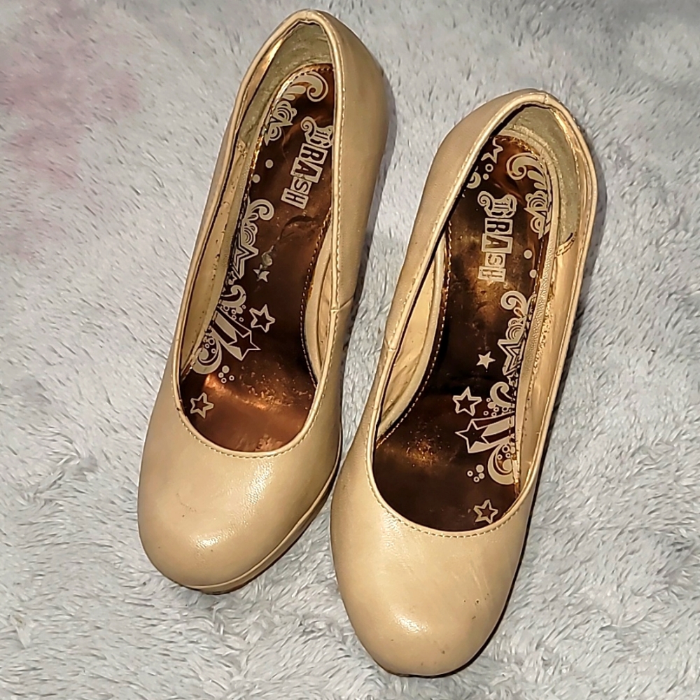Beige High Heels